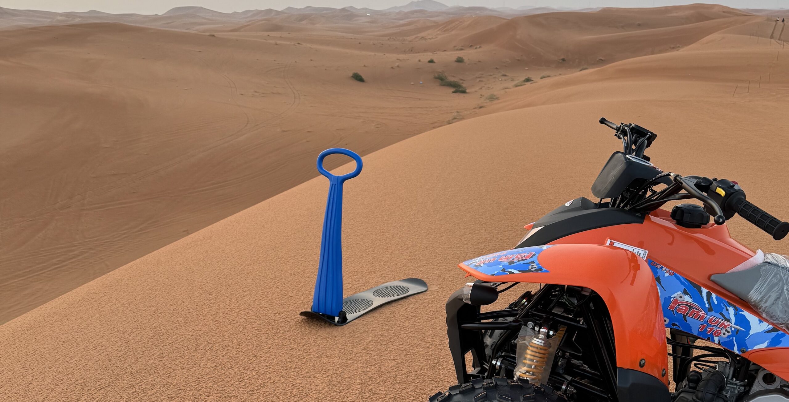 Red Dunes Desert Safari Trip Sand ski and Quad Bikes Riyadh Desert