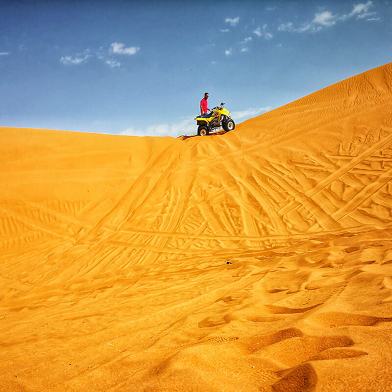 Red Dunes Desert Safari Trip quad bikes